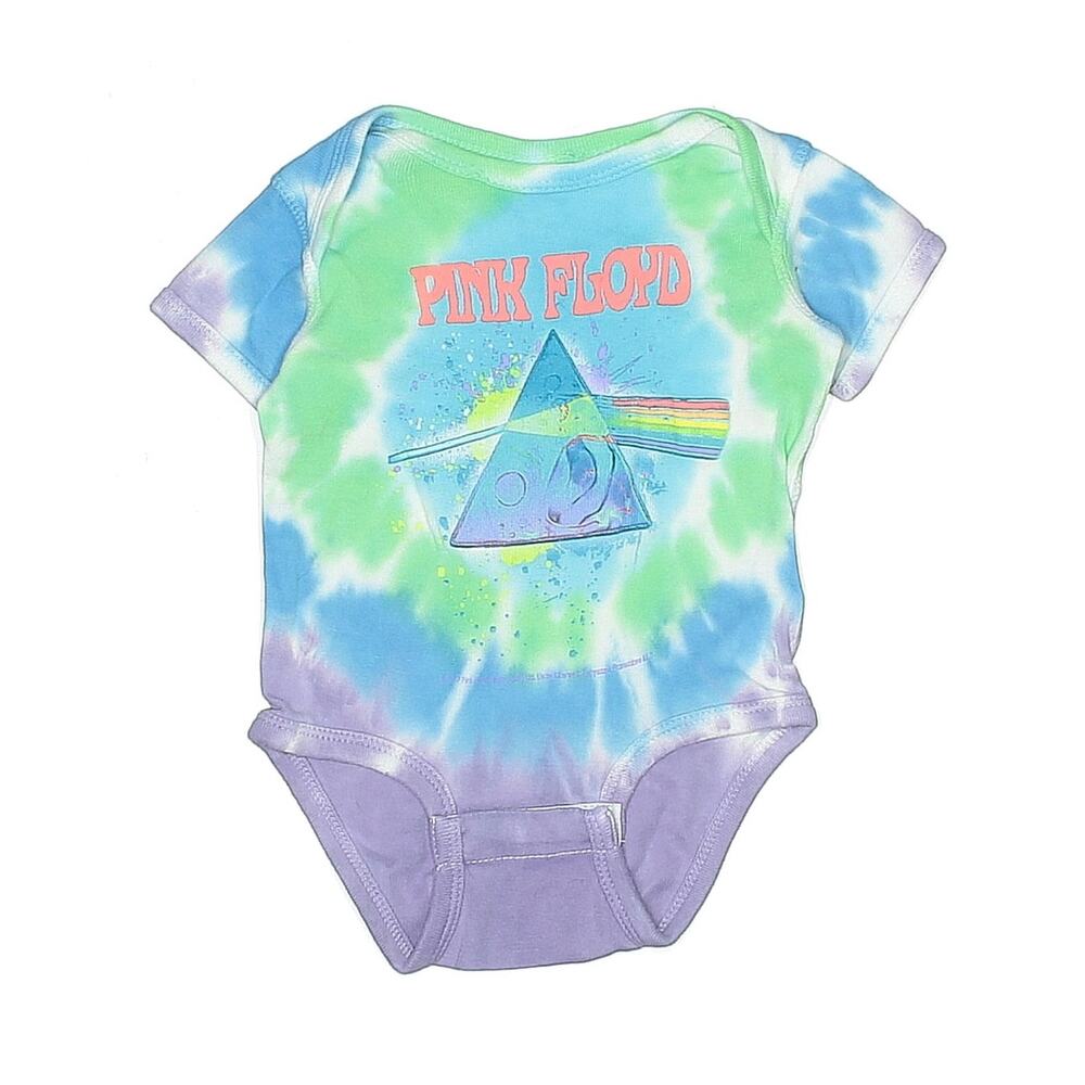 Band - Liquid Blue Pink Floyd Tie Dye Bodysuit